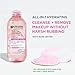Garnier Micellar Water with Rose Water and Glycerin, Hydrating Facial Cleanser & Makeup Remover, For All Skin Types, Vegan, Cruelty Free, 13.5 Fl Oz (400mL), 1 Count