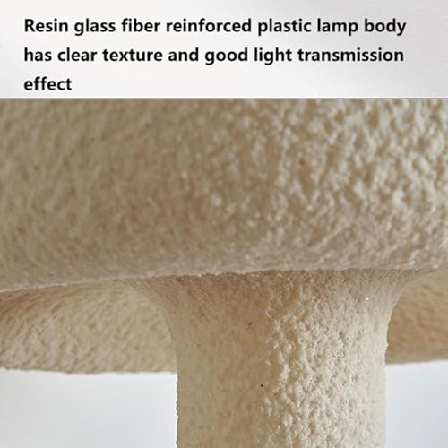 LUJIAODS Mushroom Wall Sconce, Resin Wall Mount Light, Aesthetic Decor Night Lamp, Warm Night Light Fixture for Bedroom Living Room Hallway Home Art Decoration — view 3
