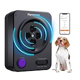 Zigzagmars Anti Barking Device for Dogs, Ultrasonic Dog Barking Control with Auto & App Mode, Rechargeable, Rainproof Sonic Deterrent, Effective Barking Silencer for Indoor & Outdoor Use