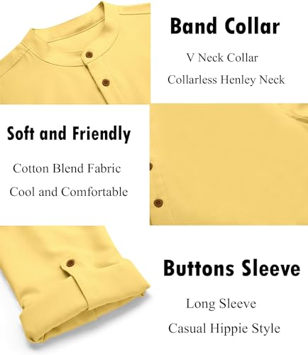 Image of Zombom Men's Kurta || Chinese Collar Long Sleeves || Straight Hip Length Kurtas || Short Kurta for Men || for Festival || Function || Occasion Wear Fancy Kurta for || Best Gifts for Men
