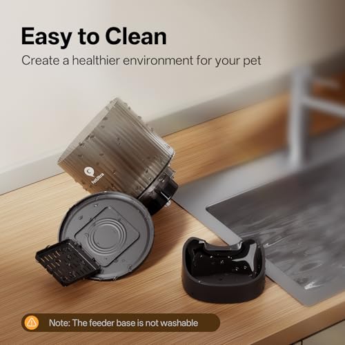 Image of PETULTRA Automatic Cat Feeder 5Ghz WiFi APP Control Cat Food Dispenser