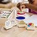 Melissa & Doug My First Wooden Stamp Set Favorites (8 Stamps with Handles, 2 Washable Ink Pads) Wooden Kids Stamps with Handles Set, for Kids Ages 3+