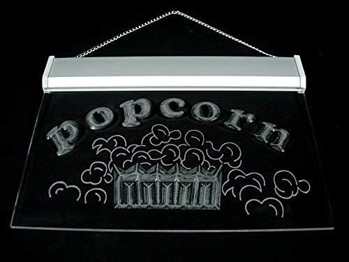 Popcorn Snack Shop Led Light Sign