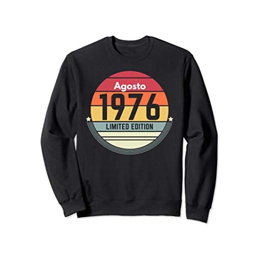 45 Años Cumpleaños Regalo Nacido En Agosto 1976 Mujer Sudadera