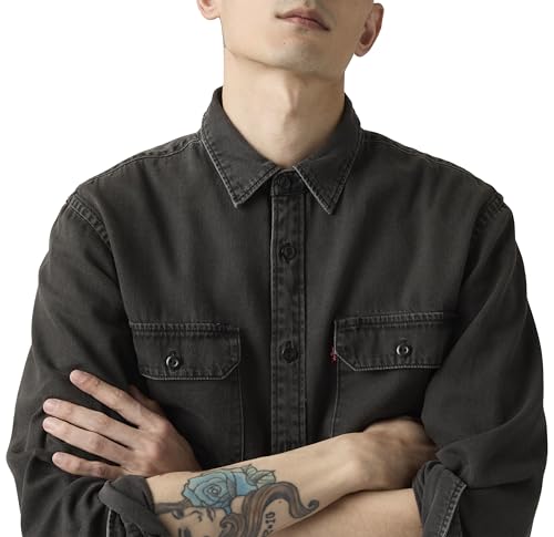 Levi's Jackson Worker Jackson Worker Blacks Homme, Cosmo Washed Black, S