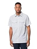 feuchtigkeitsregulierend Jack Wolfskin Herren Thompson Men Shirt Shortsleeve, White Rush, XL EU