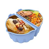 3 in 1 siliconen slowcooker verdeler Liner herbruikbare vaatwasmachinebestendig koken Liner voor 6 liter pot (zwart