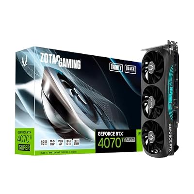 ZOTAC GAMING GeForce RTX 4070 Ti SUPER Trinity Black Edition 16GB GDDR6X