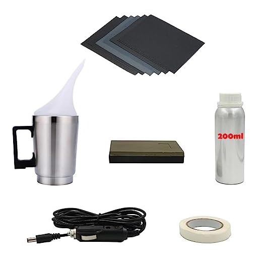 MILIWAN Kit de Restauración de Faros Kit de Pulido de Faros de Automóviles con 200ml Líquido Reparación de Faros para Amarillamiento, Borroso, Vidrio Agrietado