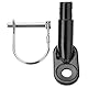 Kardne Fahrradanhänger Kupplung, Universal Edelstahl Fahrrad Anhängerkupplung, Kupplung Anhänger Adapter Hundeanhänger für Fahrrad, Kinderwagen und E-Bikes, Bike Trailer Hitch Coupler (Typ A)
