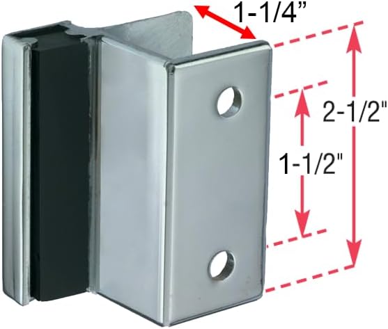 Harris Hardware TP5210‑0 Cast Zamac Outswing Door Strike for 1.25" Pilaster image 4