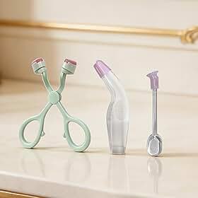Conjunto de ferramentas de remoção e inserção de lentes de contato com pinças ergonômicas, aplicador de lente macio e rígido para fácil manuseio, kit diário de cuidados com os olhos, acessório de