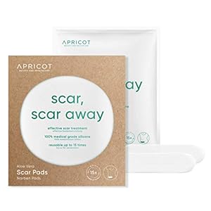 Narben Pads von APRICOT mit hochwertiger Bio-Aloe Vera I Wundheilung I hypertrophe Narben I Narbenpflaster I…
