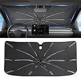 DAZANZAN 2026 Upgraded Windshield Sun Shade Umbrella [7-Layer Vinyl Coating Heat Shield] Foldable Front Window...