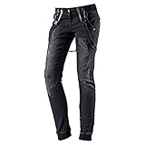  VSCT Damen Skinny Fit Jeans schwarz 28/32
