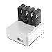 Rantow 4-in-1 Multi Battery Charger Hub for DJI Tello/Tello EDU Minidrone - Charge 4 Batteries at The Same Time