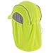 Ergodyne Chill Its 6650 Baseball Cap, Hat with Neck Shade, Sweat Wicking, High Visibility ,UPF 50+ protection, Lime