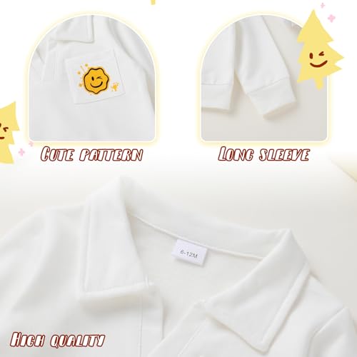 Happy Town Toddler Sweatshirt Boy Girl Fall Outfits Long Sleeve Solid Color Top Pullover Blouse Shirt Baby Winter Clothes4