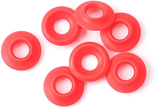 25 Pieces Silicone Rubber Grolsch Gaskets Washers Leak-proof Bottle Seals for Swing Flip Bottle Hat Shaped Swing Top Washers Seal Gasket Replacements for Home Brew Beer Soda Bottle Sealing Use