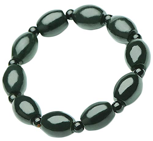 Bracelet jade Hetian de Chine sculpté ovale symbole d'harmonie