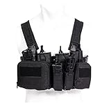 MiOYOOW Chest Rig Bag, Radio Walkie Talkie Brusttasche Tragetasche für Männer Jagd training