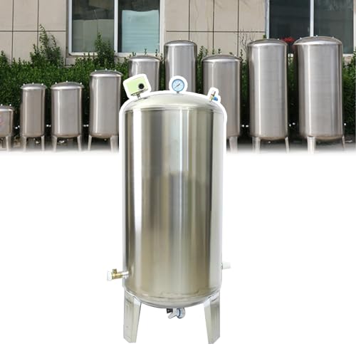 Sicurezza del tetto del serbatoio con design a 3 fori: la torre dell'acqua a pressione verticale ha un design a 3 fori, non si deforma facilmente con il calore. Dotata di regolatore di pressione, manometri, valvola di pressione negativa, la pressione può essere scaricata automaticamente per evitare che la pressione dell'acqua aumenti