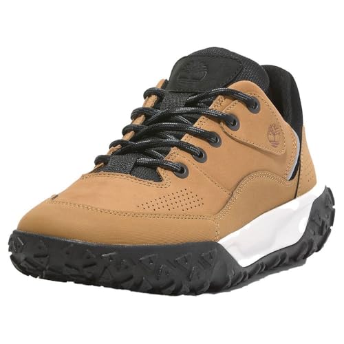 Timberland Timberland Men's Greenstride Motion 6 Low Lace Up Hiking Boot, Wheat Nubuck W Black, 8.5 Medium
