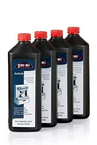 Odkamieniacz Premium | specjalny odkamieniacz do ekspresów do kawy i ekspresów do espresso | 4 x 1000 ml płynu
