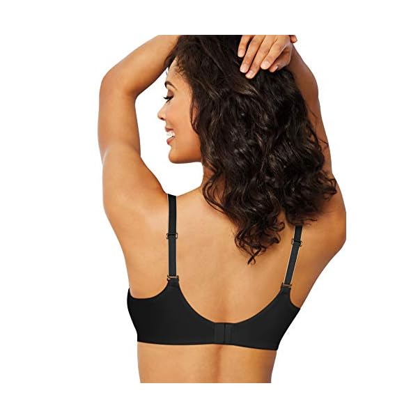 Bali womens Passion for Comfort Light Lift Underwire Df0082 Full Coverage Bra, Black Lace, 40C US