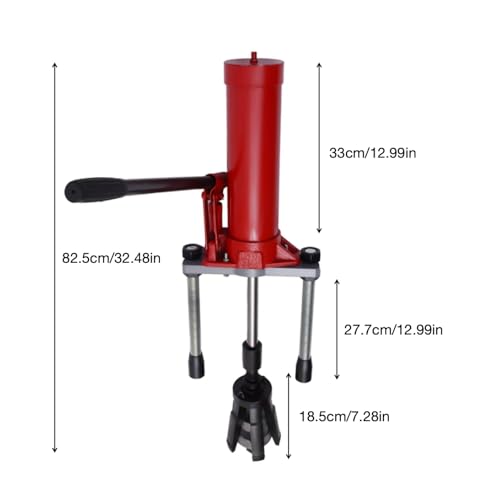 Image of 15T Cylinder Puller, Hydraulic Cylinder Liner Puller Tool, Universal Cylinder Sleeve Liner Puller Jack for 80mm-140 mm /3.15 inch-5.51 inch Cylinder Liner, Dry & Wet Type, for Tractor Car Repair