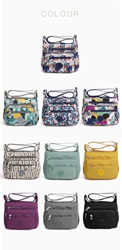 Image of MOCA Womens Nylon Crossbody Sling Bag for Women - Lightweight, Durable, Stylish Shoulder Bag for Teens, Women Office, Travel & Everyday Use