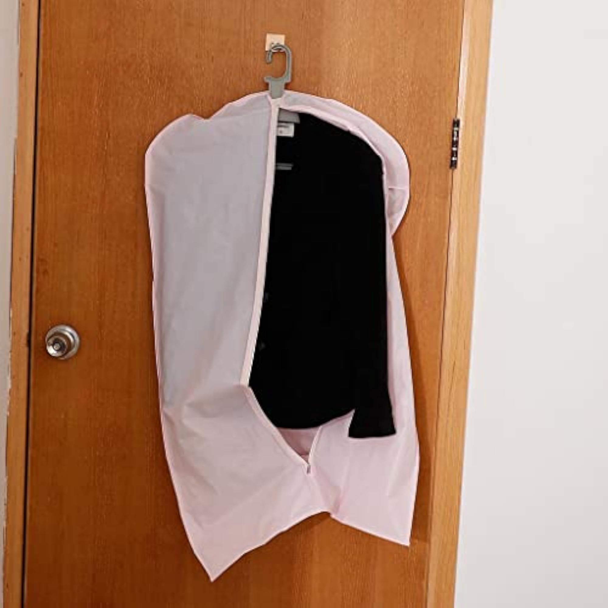 Garment Bag for Storage, Pink Suit & Costume Protector