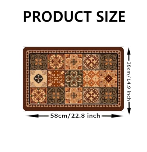 Image of Arviz Welcome Doormat for Home Entrance, Bathroom Door Mat, Anti Slip Water Soaking Floor Mat, Anti-Slip Absorbent Kitchen Accessories & Door Mat for Bathroom Balcony Door & Coffee Machine