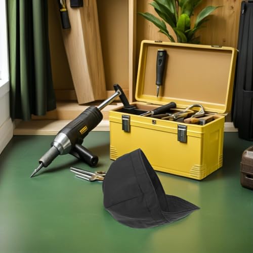 Gorro de soldador ignífugo con cobertura completa de algodón resistente jojofuny 6
