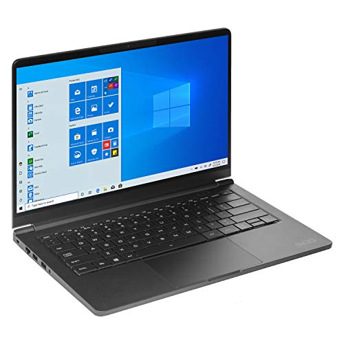 Evoo 14.1” Ultra Slim Notebook - Elite Series, FHD Display, AMD Ryzen 5 3500U Processor with Radeon Vega 8 Graphics, 8GB RAM, 256GB SSD, HD Webcam, Windows 10 Home, Black (EVC141-12BK)