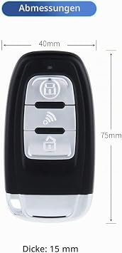 EASYGUARD EC003 Rolling code Smart Key PKE Passive Keyless Entry Car Alarm System Push button Start Remote Engine Start