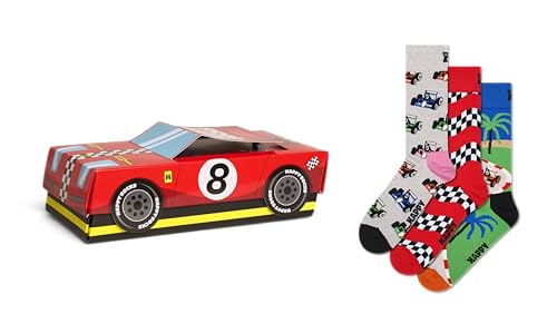 Happy Socks Unisex 3-pack Top Racer Gift Set