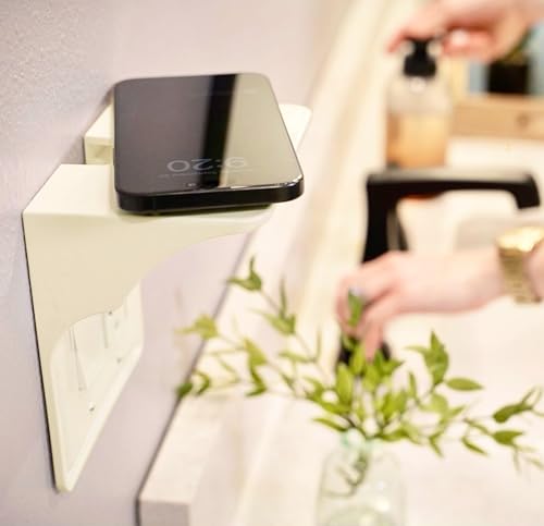 image for BeraTek Industries BeraTek Power Perch Wall Outlet Shelf | Declutter &