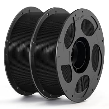 ANYCUBIC ASA Filament 1.75mm Bundle, 2KG Spool, Black | Weather & Heat Resistant, 3D Printer Filament Suitable for Outdoor Functional Parts, Fits for Most FDM 3D Printers