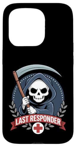 Grim Reaper Last Responder Dark EMT �~�}�����f�U�C�� �X�}�z�P�[�X iPhone 15 Pro �p