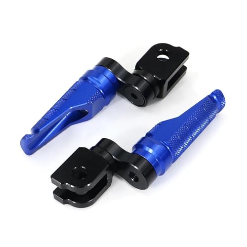 Repose-pieds avant réglables bleus pour moto Suzuki SV650X SFV650 Gladius