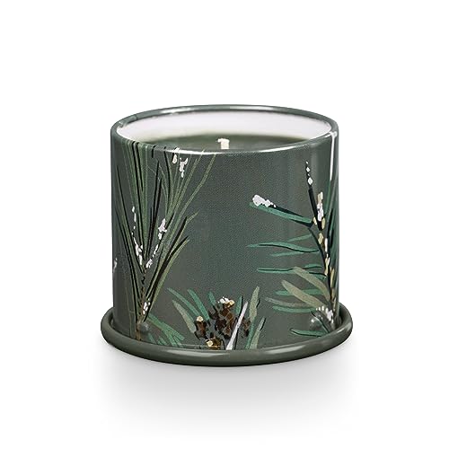 Image of Illume Demi Vanity Tin Candle, Balsam & Cedar, Signature 3 oz.