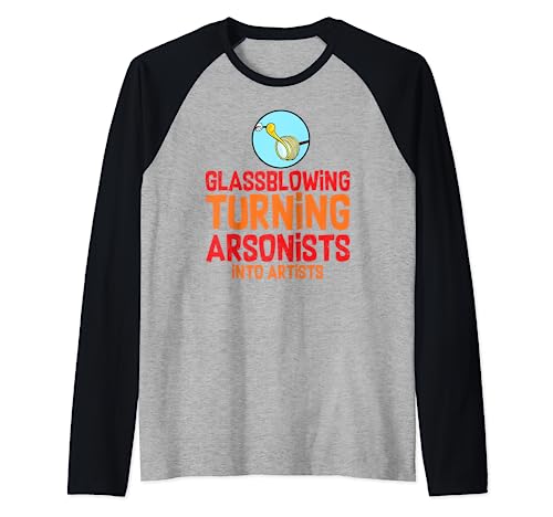 Glass Blowing Tools Beginner Figure Equipments Raglan Baseball Tee