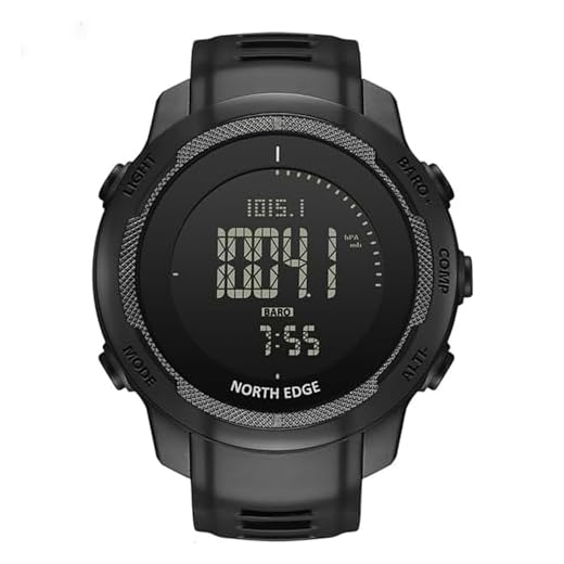 NORTH EDGE VERTICO - Relojes deportivos digitales para hombre, relojes militares con brújula, temperatura, podómetro, comprobación, registros, retroiluminación, deportivo, táctico, relojes de