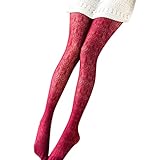 Collant Sexy Femme Vintage Couleur Unie Creux Transparent Élasticité Bas Résille Cuisse Coupe Ajustée Pas Cher Invisibles Légère sans Couture Chaussettes Pantyhose, Collant Resille Dentelle