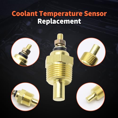 HiSport 3/8'' - 18 NPT Engine Water Temperature Sensor - Compatible with Mercruiser OMC Volvo Penta Replaces 806490T 3853787 by HiSport - Image 4