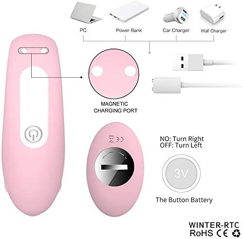 9 Vibration Modes Underwear with Remote for Women Waterproof USB Rechargeable Portable Multi Function Silent Vibranting Panty