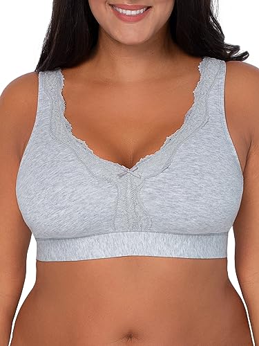 Fruit of the Loom Women's 2-Pack Full Coverage Wireless Cotton Bra - Soft & Everyday Comfort2
