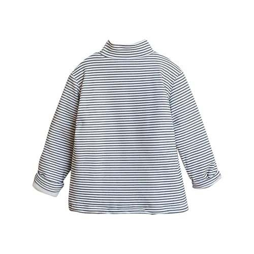Striped Turtleneck Long Sleeve Shirts Fashion Winter Knit Wear Blouses Fall School Hiking Outfits