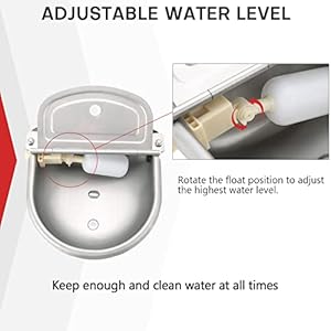 Maopinerautomaticwaterdispenserautomaticwatererbowlfordogsfarmgradestainlessstockwatererhorsecattlegoatsheepdogwaterwithdrainagehole Urban Country Home Decor Maopiner automatic water dispenser automatic waterer bowl for dogs farm grade stainless stock waterer horse cattle goat sheep dog water with drainage hole urban country home decor